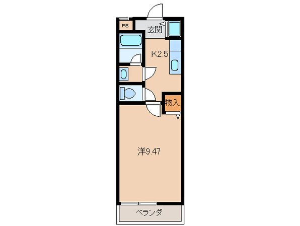 ドムス今福の物件間取画像